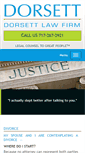 Mobile Screenshot of dorsettlawfirm.com